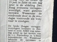 Krant 3 juni 1991 over Nederlands Kampioenschap in Zeist